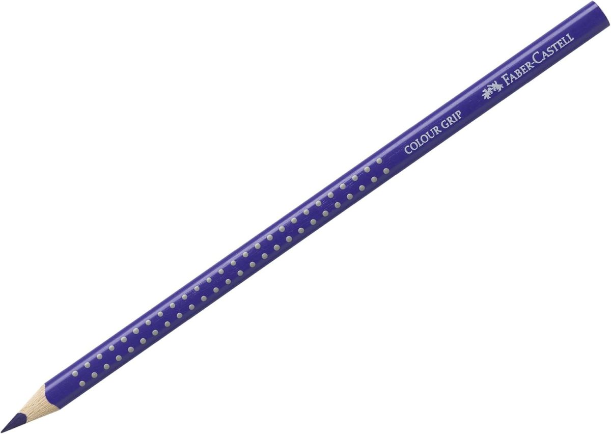 Faber-Castell Buntstifte Colour-Grip, Farbe: pflaume / mauve
