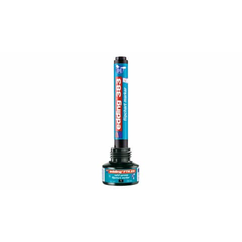edding Flipchartmarker 383, 1-5 mm, Keilspitze, schwarz