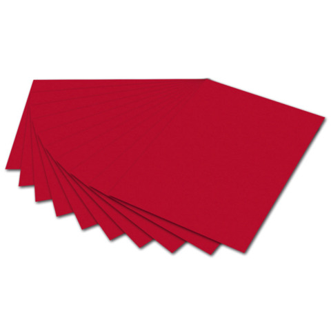 FOLIA Fotokarton, 50 x 70 cm, 300g/m², hochrot