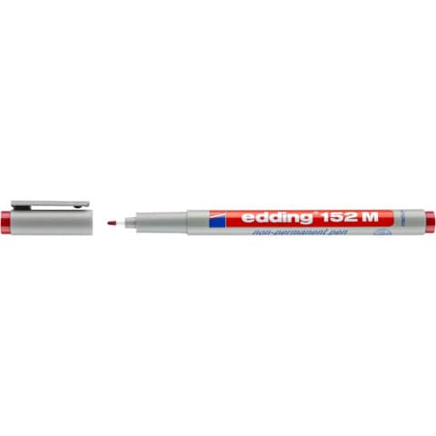 edding Folienstift 152M non-permanent, 1,0mm, rot