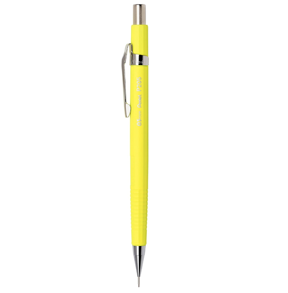 Pentel P205 Druckbleistift - 0,5 mm - neongelb