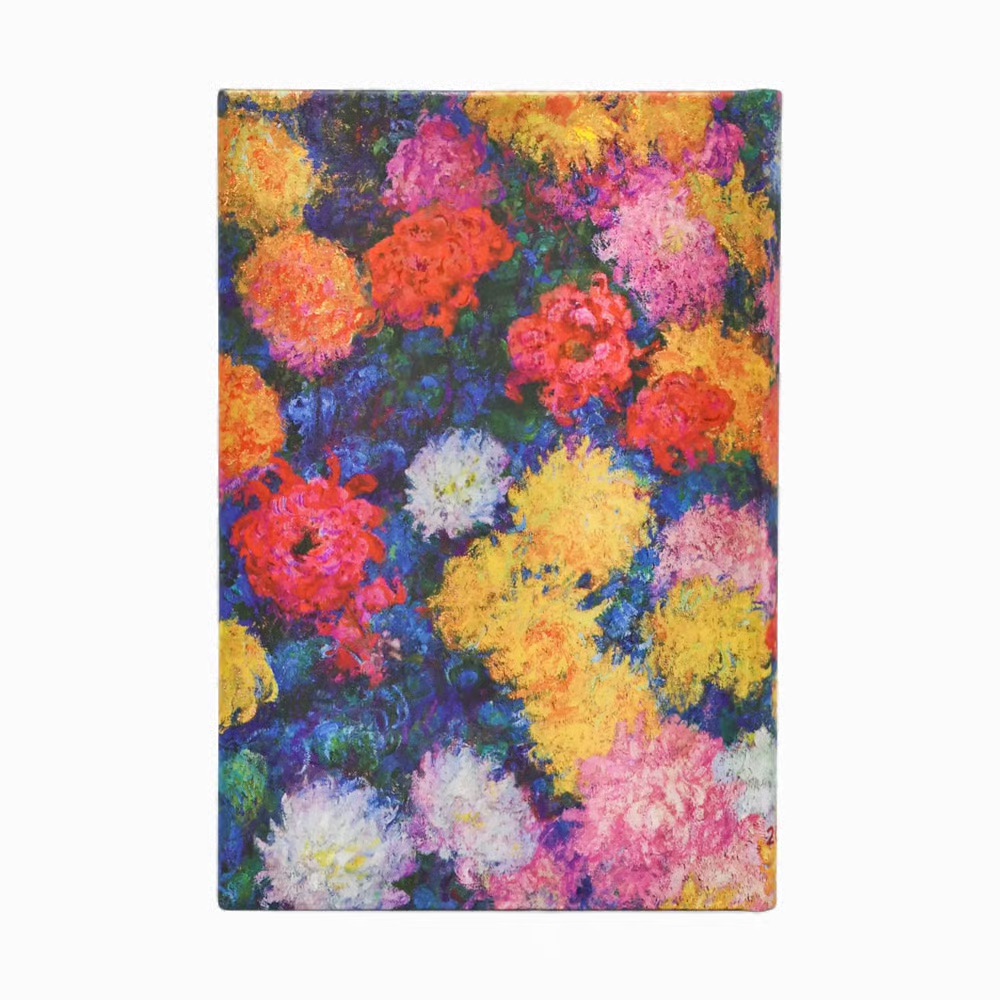 Paperblanks 2027 Monets Chrysanthemen Hardcover Maxi Vertikal 12-Monatskalender