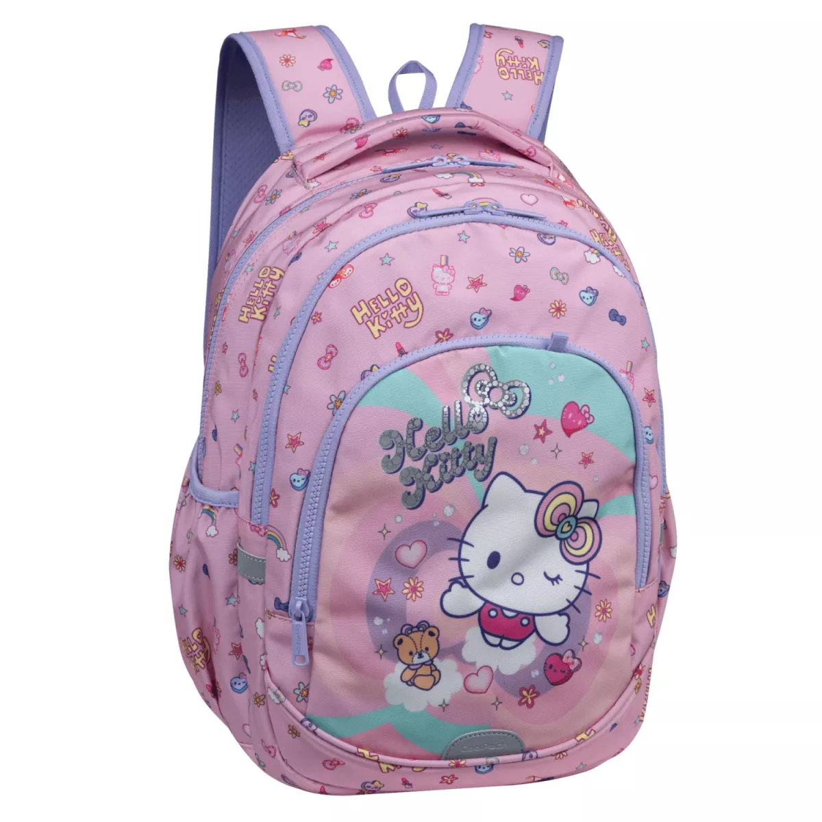 Coolpack PRIME PRO Rucksack 16 Zoll Hello Kitty – 2 Hauptfächer, Buchfach & Reflektoren