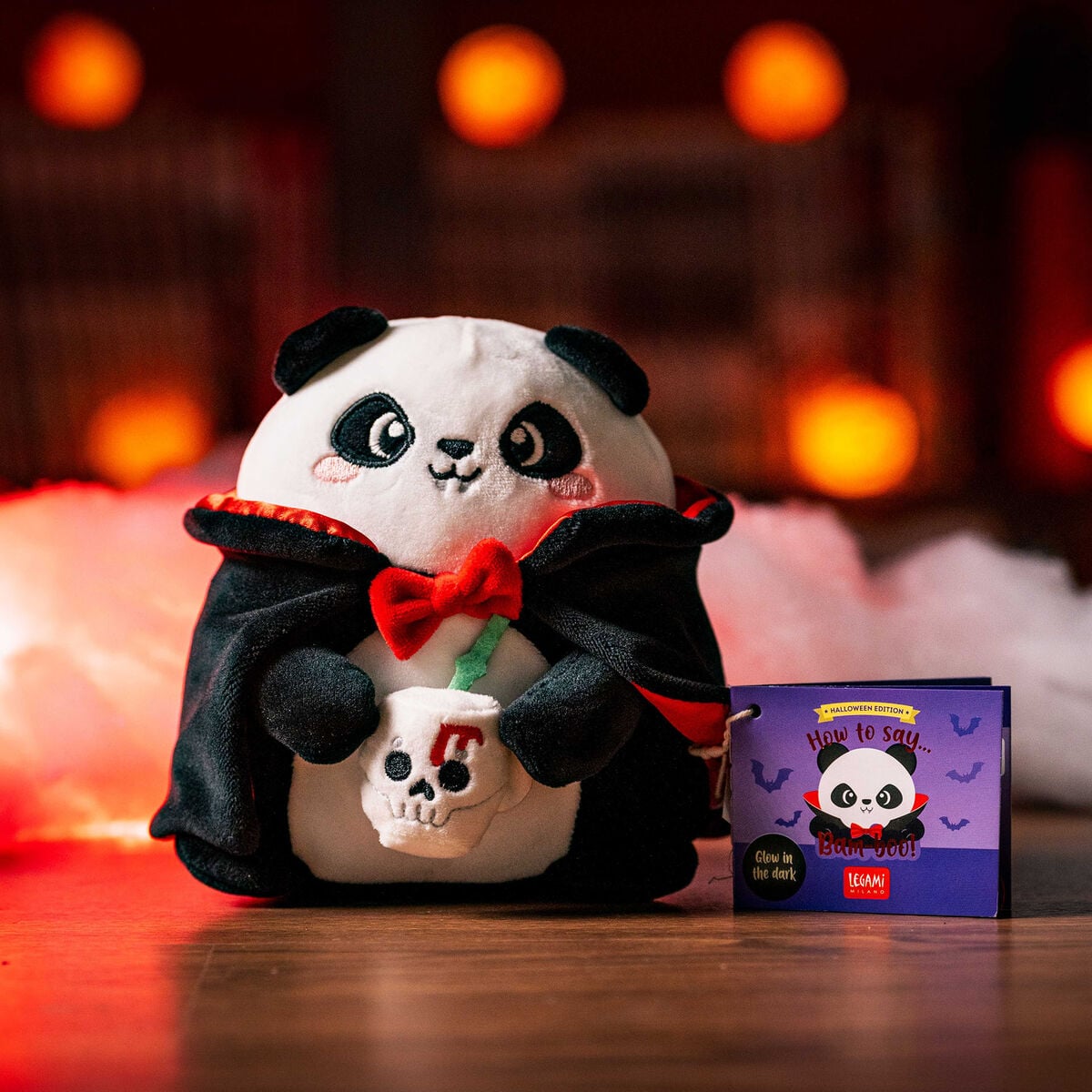 Legami Plüschtier Panda - Bam-Boo Halloween - Mini Super Soft!