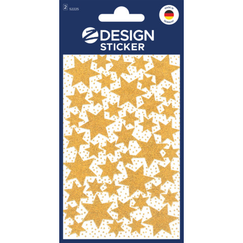 Avery Zweckform 52225 Weihnachtsschmucketikett Sterne - Gold