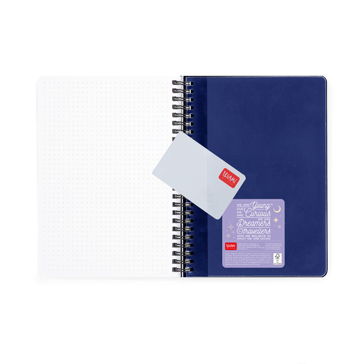 Legami 12-Month Spiral-Bound Weekly Diary Large „Celestial“ – 2027