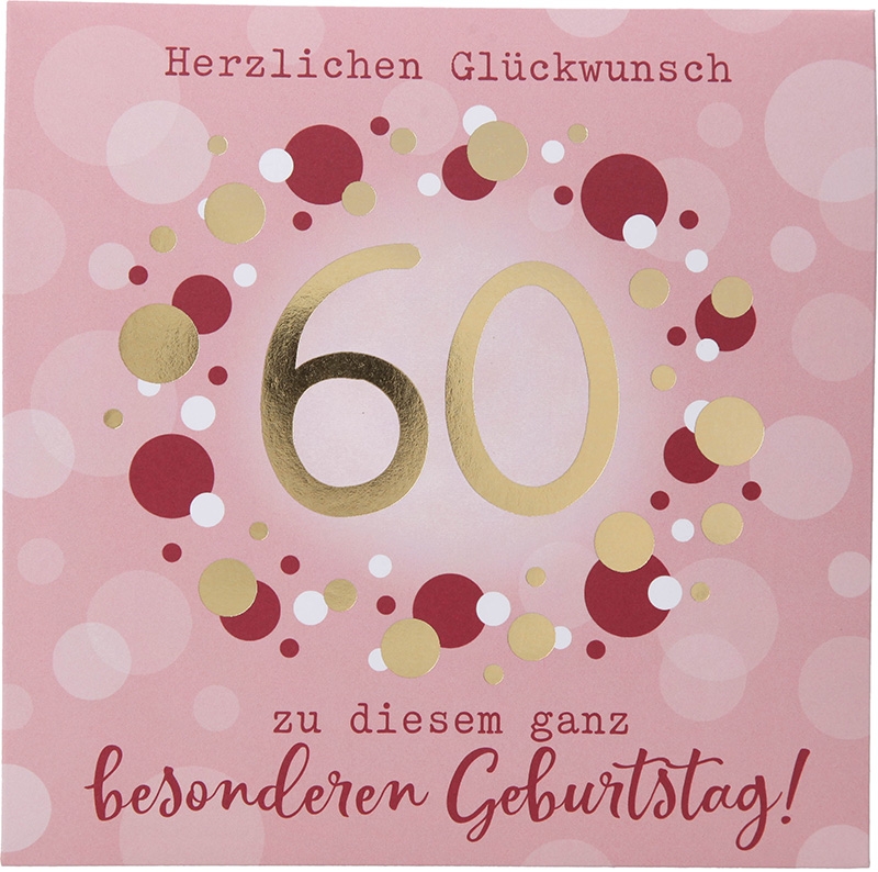 Musik Pop-Up Karte 009 - Herzlichen Glückwunsch 60 Musik Pop-Up Karte 009 - Herzlichen Glückwunsch 60