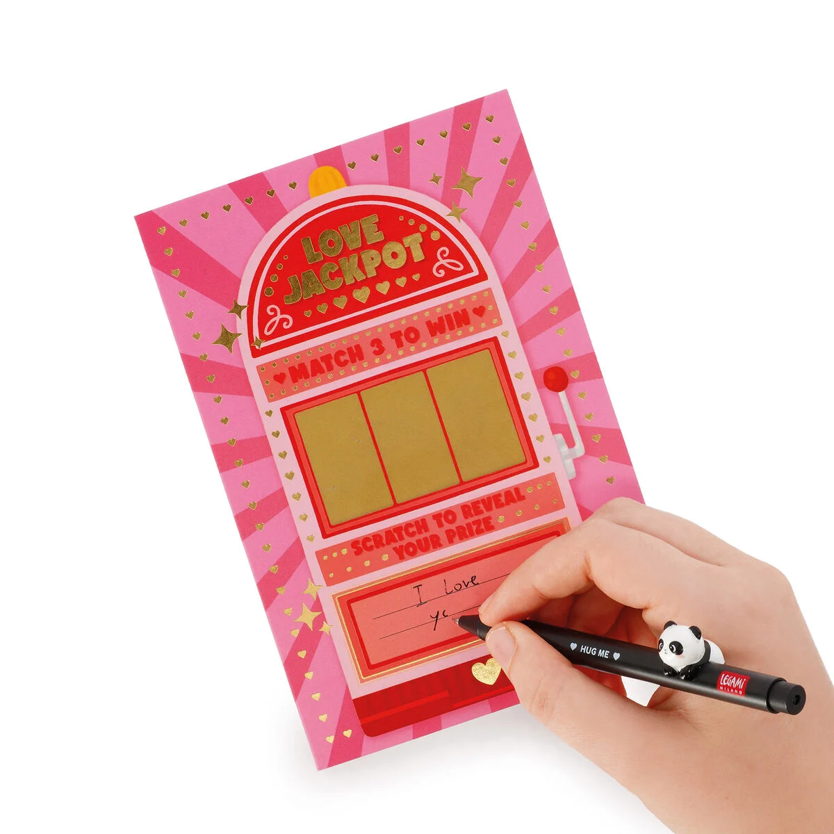 Legami - Scratch off card - Love Jackpot