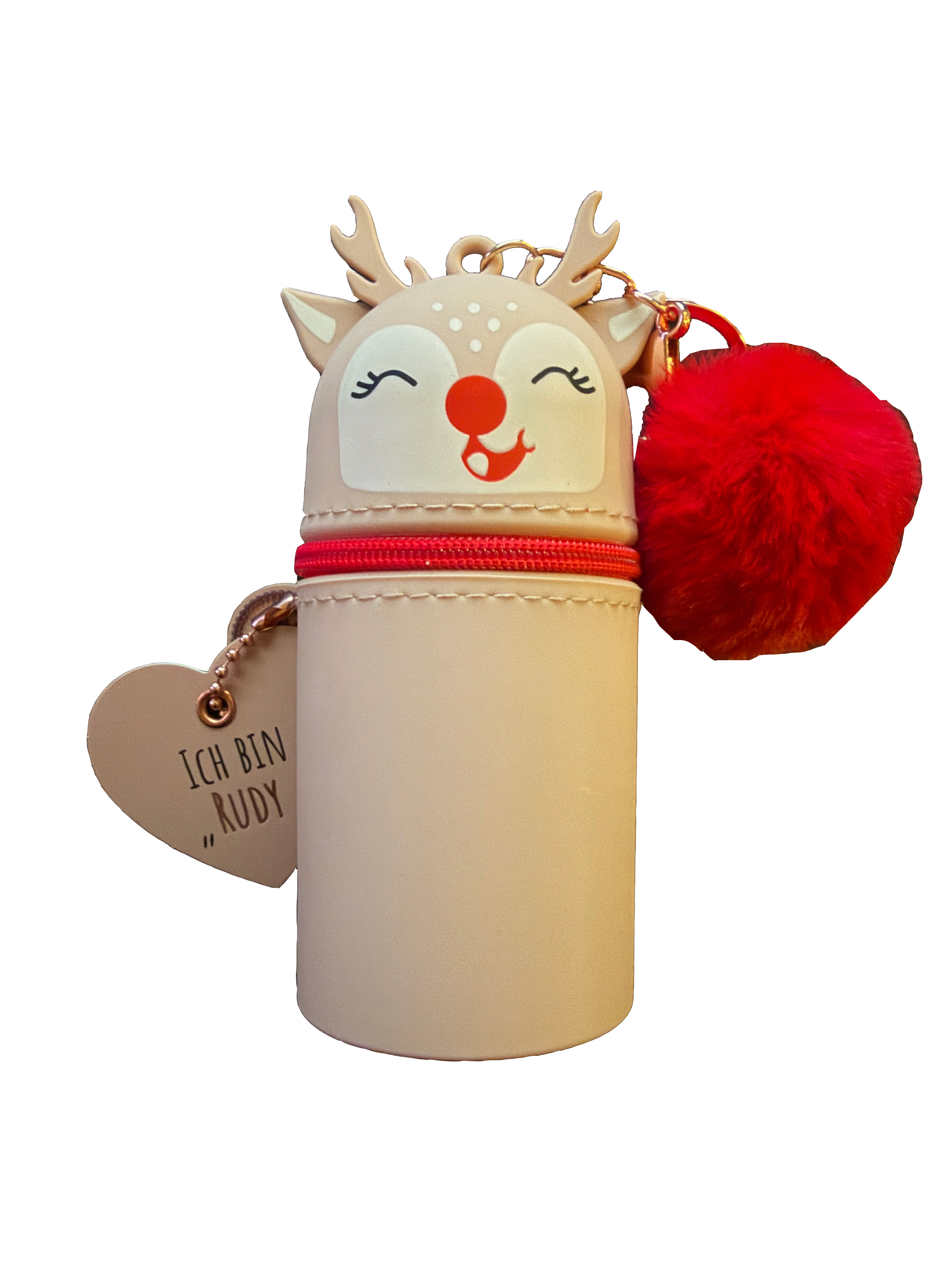 Lulubug Silikon Schlüsselanhänger - Rentier Rudi