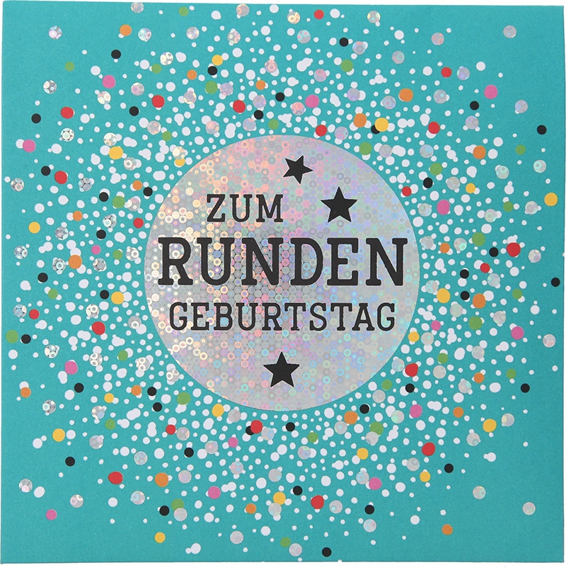 Musik Pop-Up Karte 014 - Zum runden Geburtstag Musik Pop-Up Karte 014 - Zum runden Geburtstag