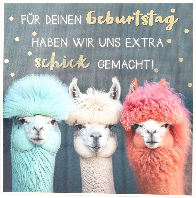 3D Musikkarte quadratisch - 021 - "Für deinen Geburtstag haben wir uns ..."
