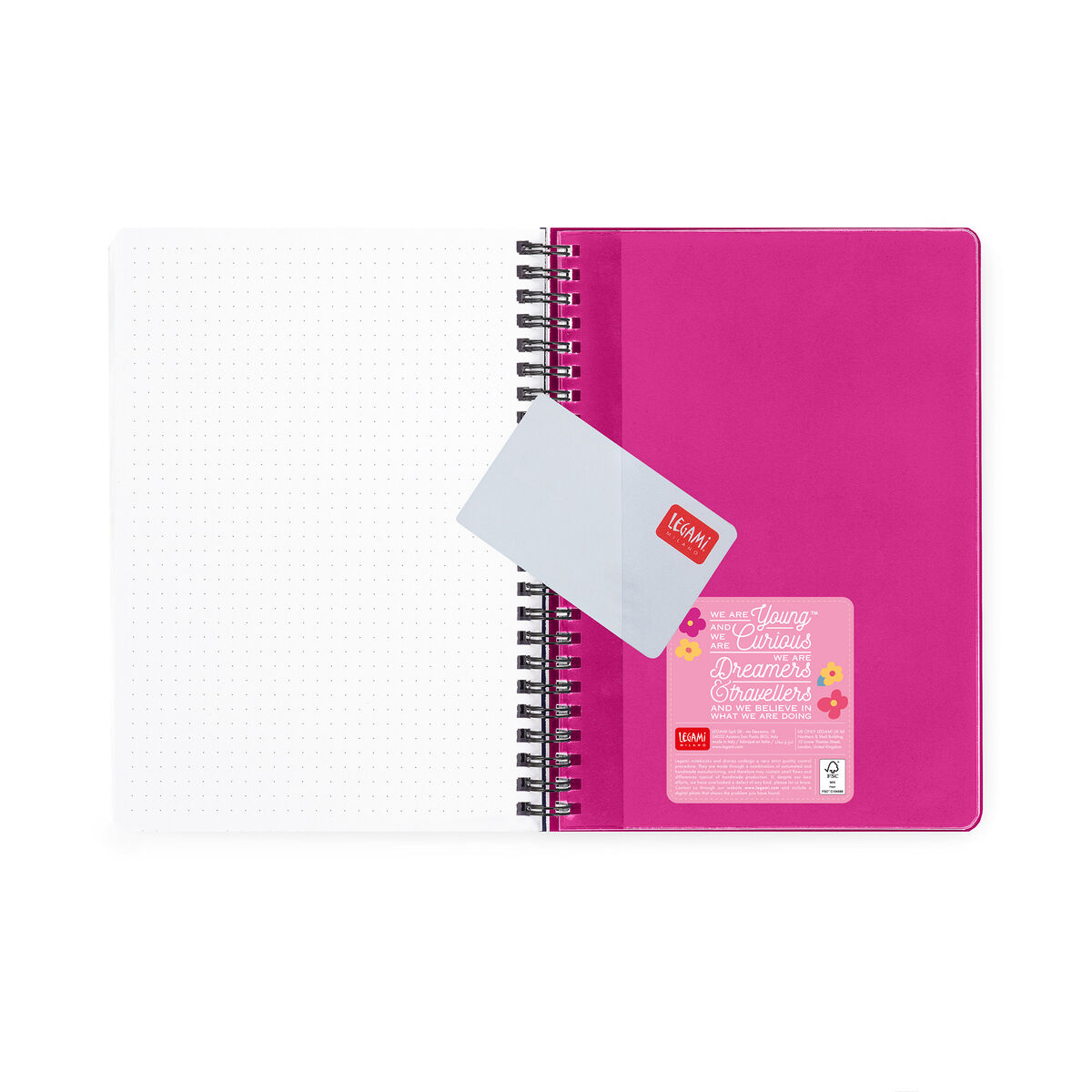 Legami 12-Month Spiral-Bound Weekly Diary Large „Flowers“ – 2027