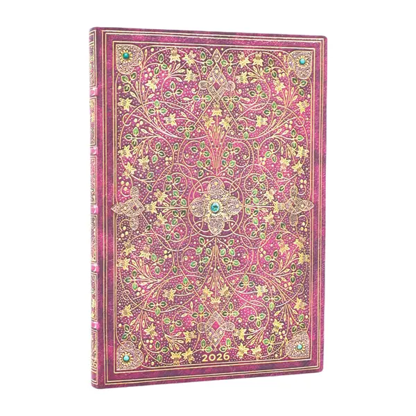 paperblanks Kalender 2026 - Diamantenes Thronjubiläum - Midi - Horizontal - Flexi