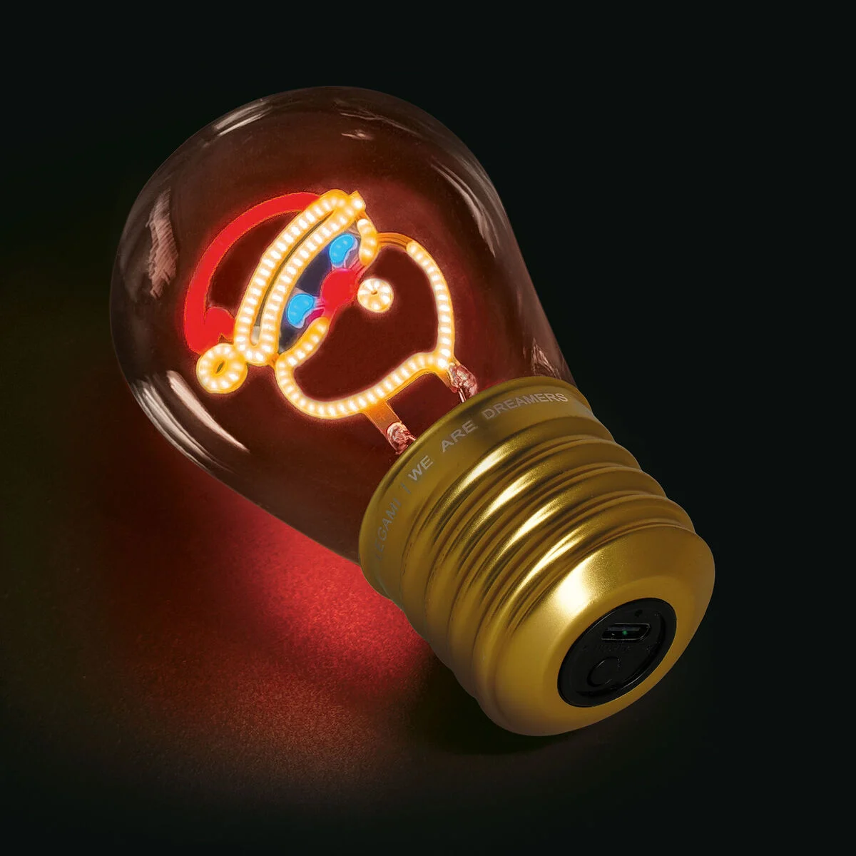 Legami Weihnachten - Deko Tischlampe in Glühbirnenform