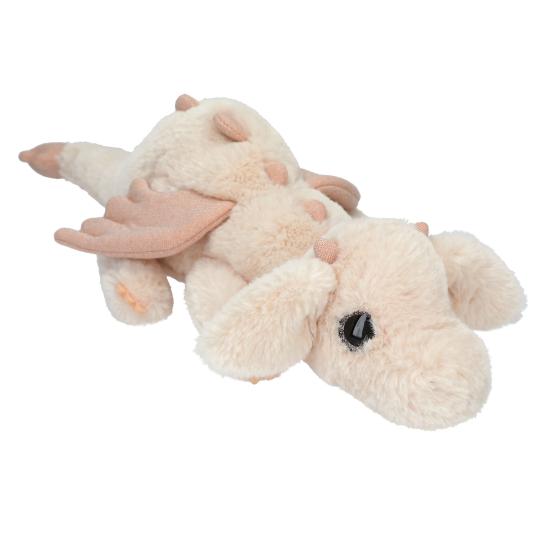 SNUKIS Plüschdrache - apricot - 50 cm - superweich
