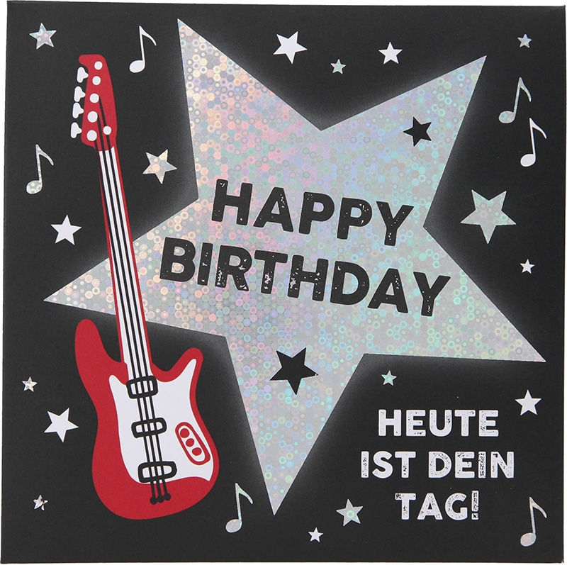 Musik Pop-Up Karte 017 - Happy Birthday! Heute ist dein Tag! Musik Pop-Up Karte 017 - Happy Birthday! Heute ist dein Tag!