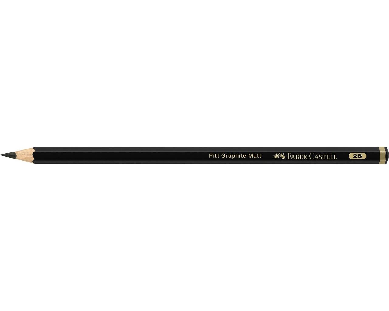 Faber-Castell Bleistift - Pitt Graphite Matt - Härtegrad 2B