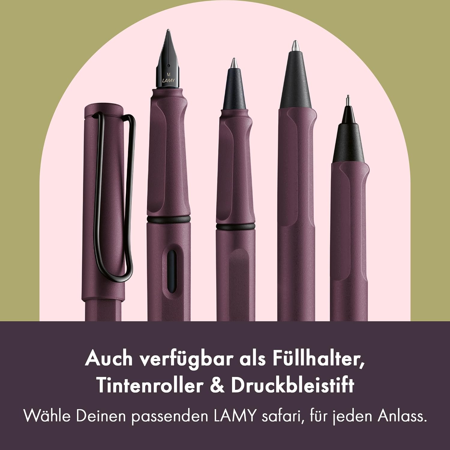 Lamy safari Kugelschreiber 2E3 - scarlet - ergonimischer Griff, inkl. Großraummine M16