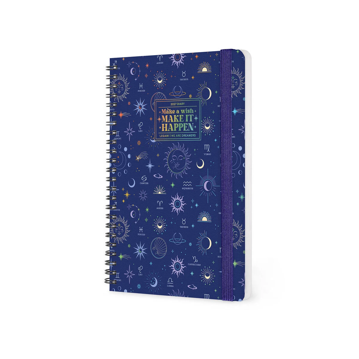 Legami 12-Month Spiral-Bound Weekly Diary Large „Celestial“ – 2027
