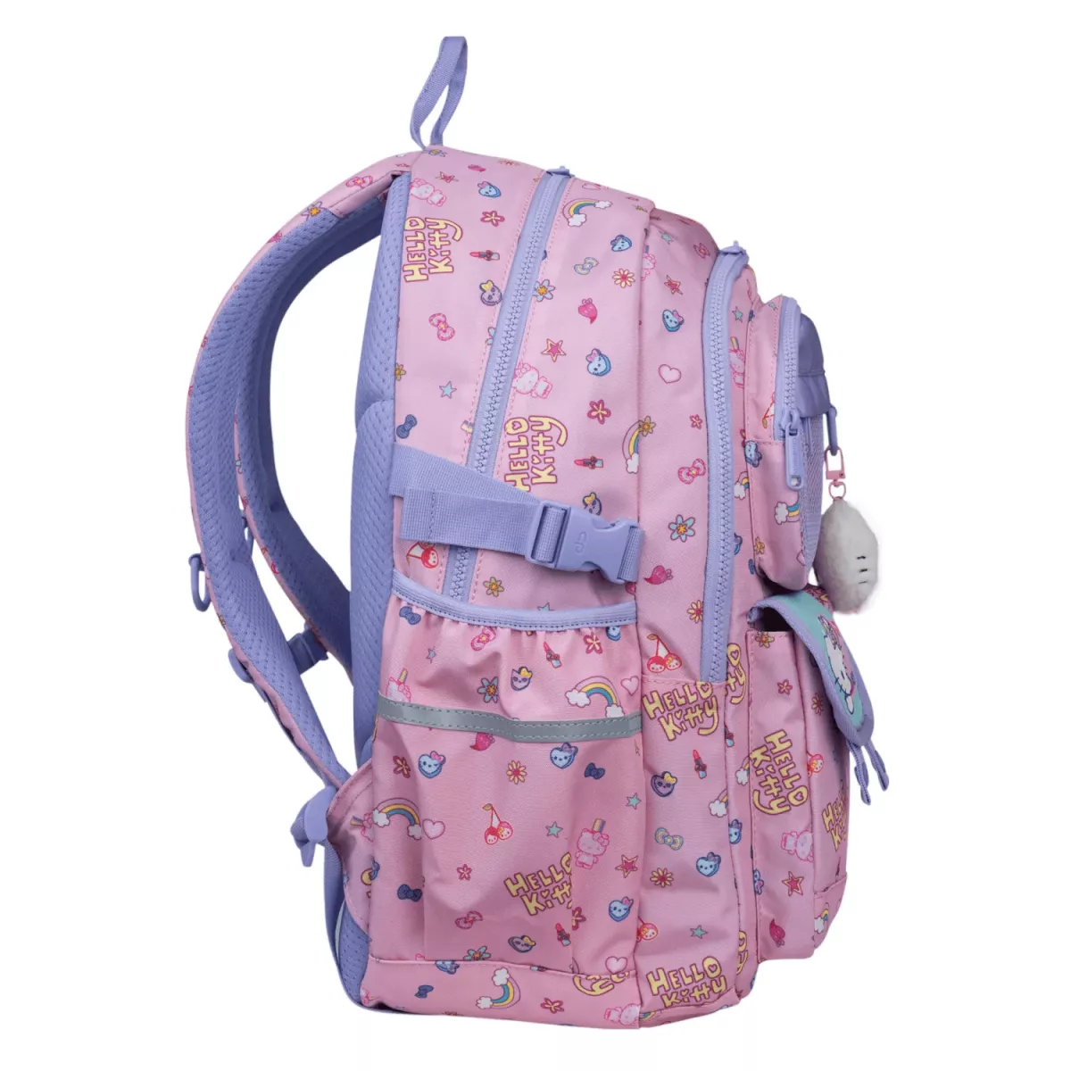 Coolpack SULLY Rucksack 17 Zoll Hello Kitty – 2 Hauptfächer, 3 Fronttaschen & Reflektoren