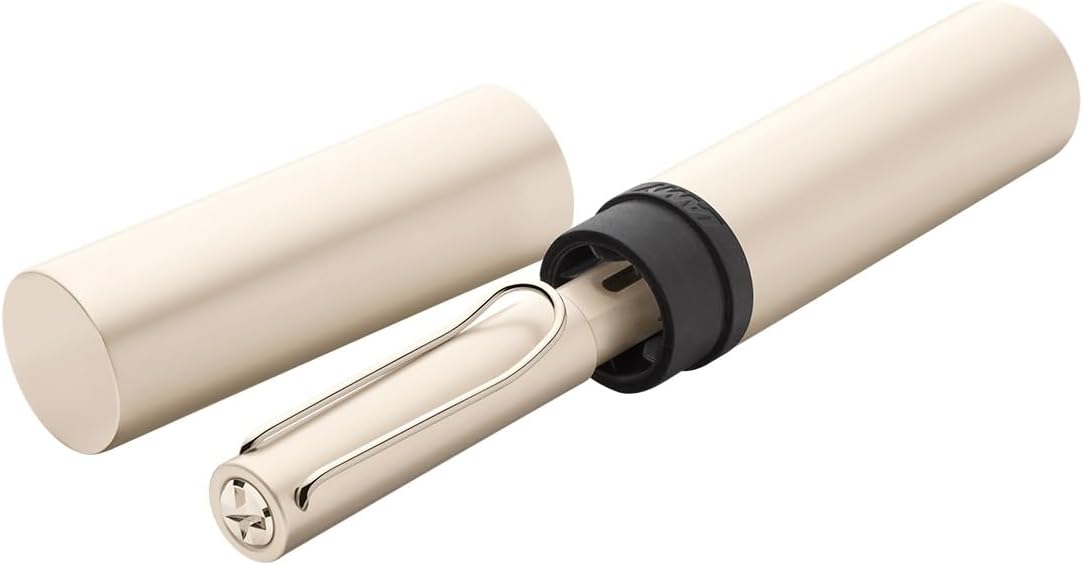 Lamy Lx edler Füllhalter aus Aluminium, Palladium, Feder M, inkl. Tintenpatrone