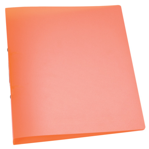 Q-CONNECT Schulordner, A4, 2-Ring, 25mm, PP, transluzent orange