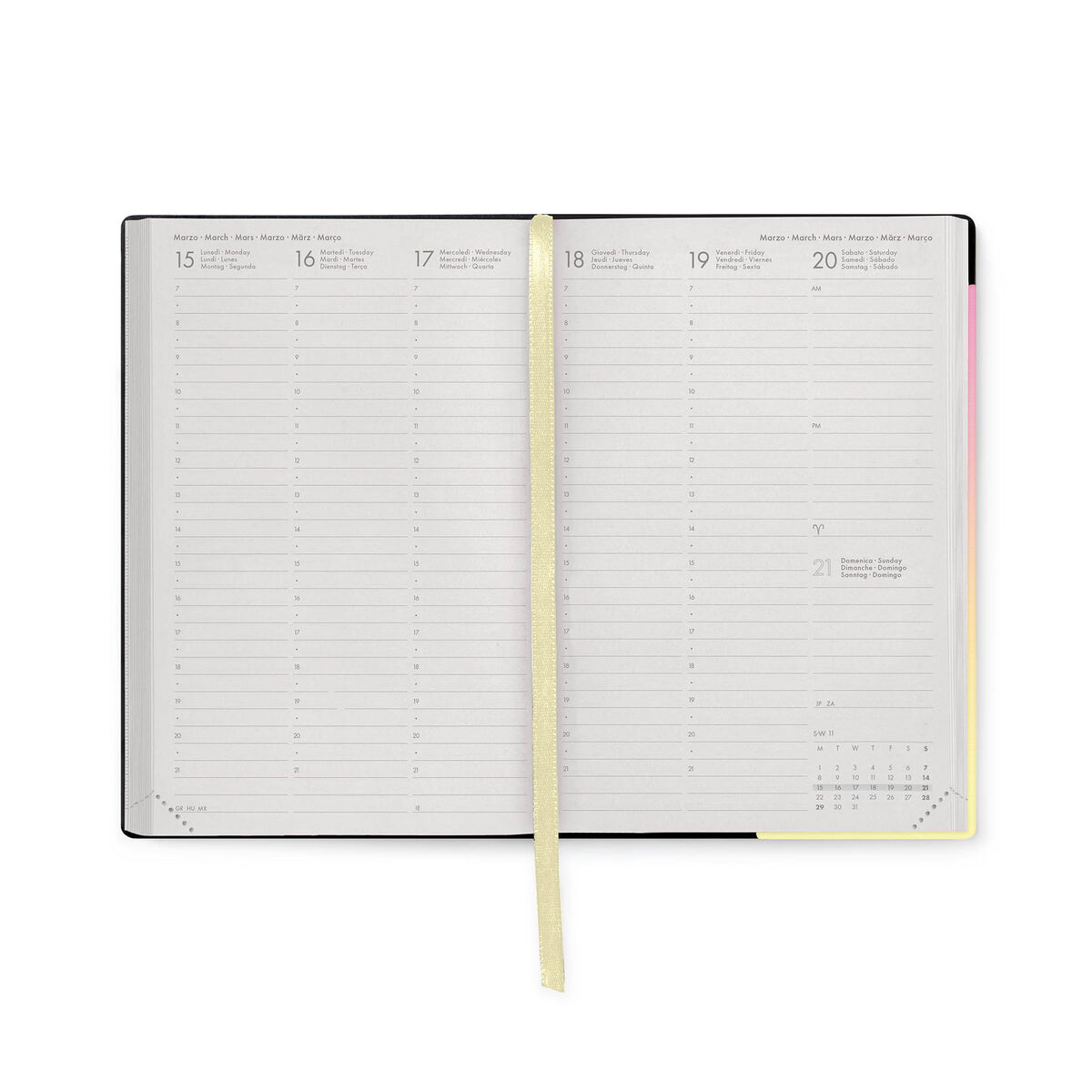 12-Month Medium Weekly Diary 2027 - Sunrise lover