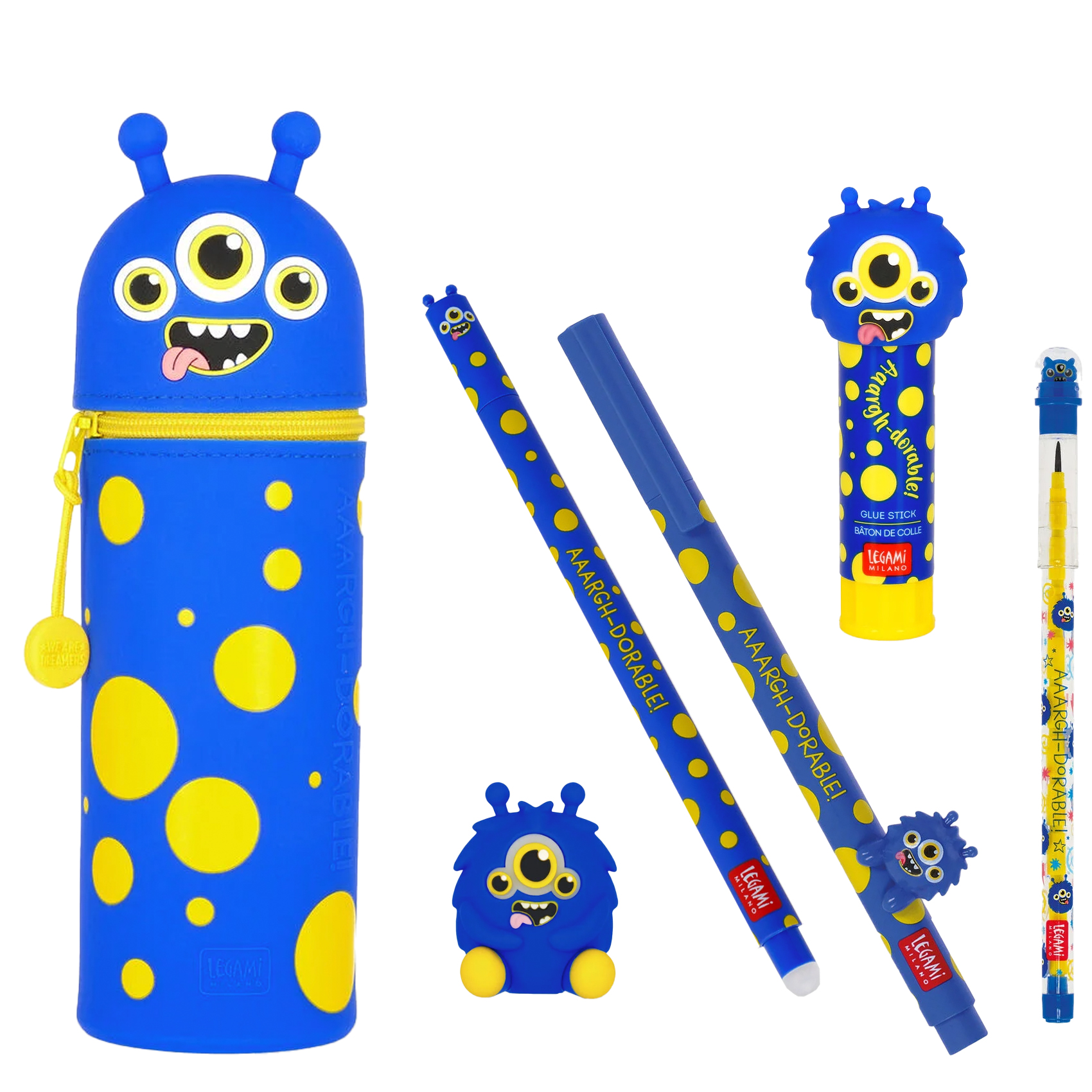Legami 6-teiliges-Set - Monster (NEUHEIT) Legami 6-teiliges-Set - Monster (NEUHEIT)