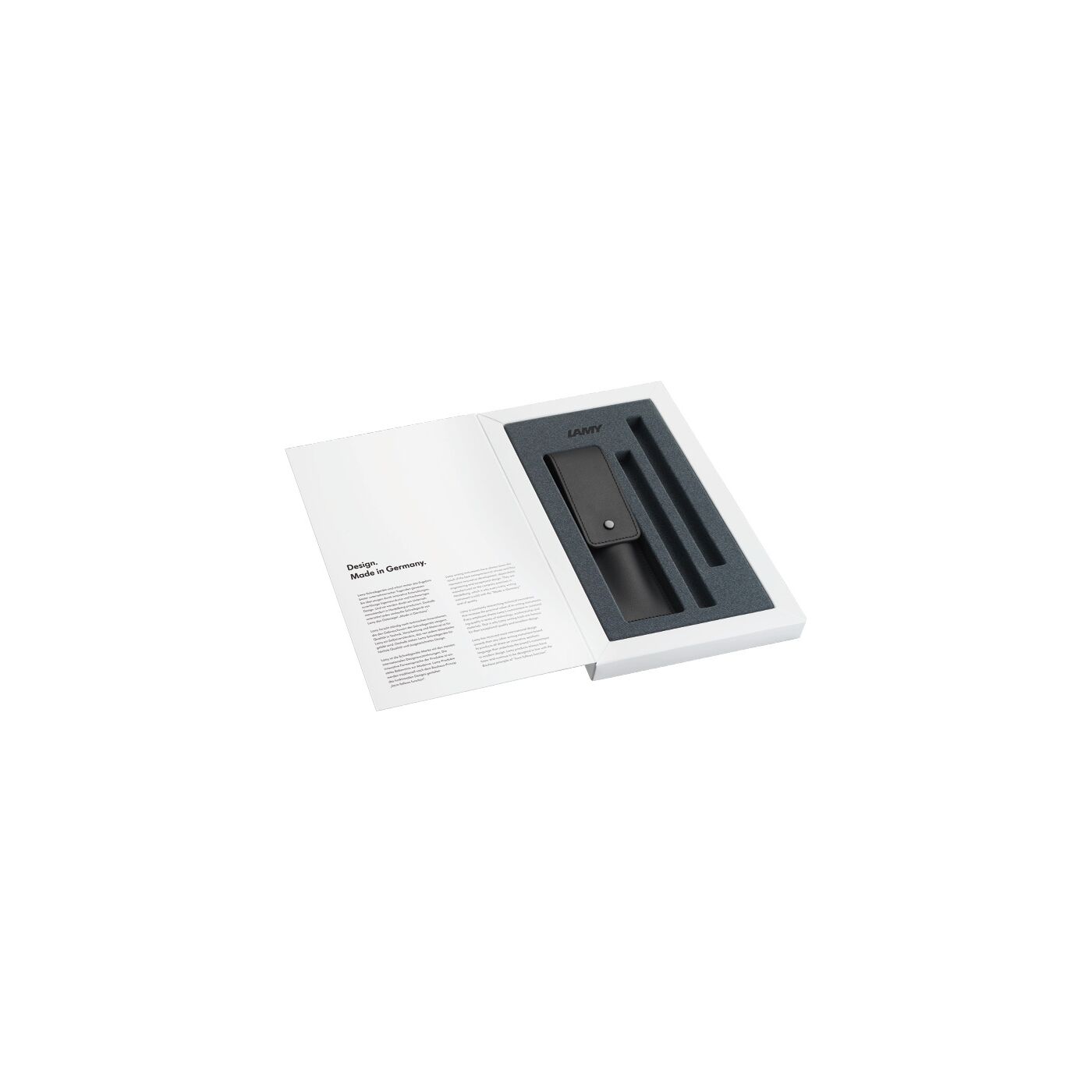 Lamy Set neutral - Lederetui für 2 Schreibgeräte