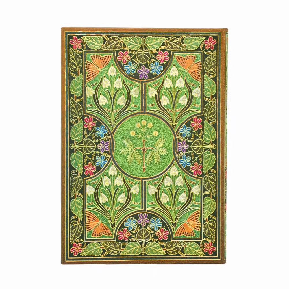 Paperblanks 2027 Blühende Poesie Hardcover Midi Horizontal 12-Monatskalender