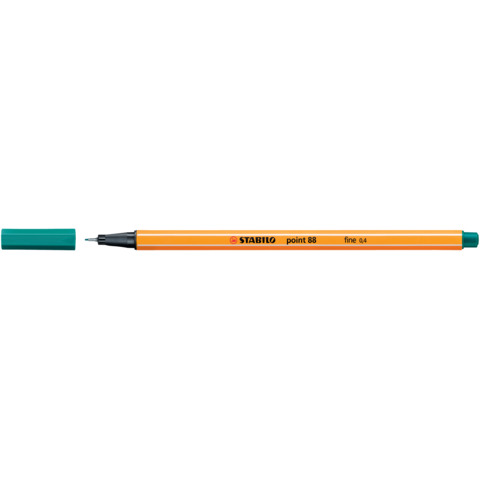 STABILO Fineliner point 88, 88/51, 0,4 mm. Farbe: türkisblau
