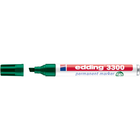 edding Permanentmarker 3300, Keilspitze, nachfüllbar, 1-5mm, grün