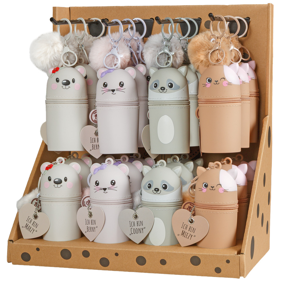 Lulubug Silikon Schlüsselanhänger - verschiedene Motive