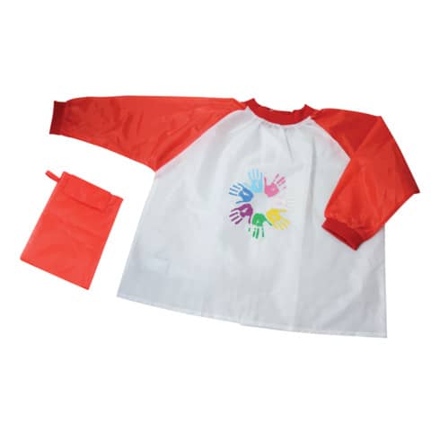 DONAU Malschürze Kinder, Blister, rot