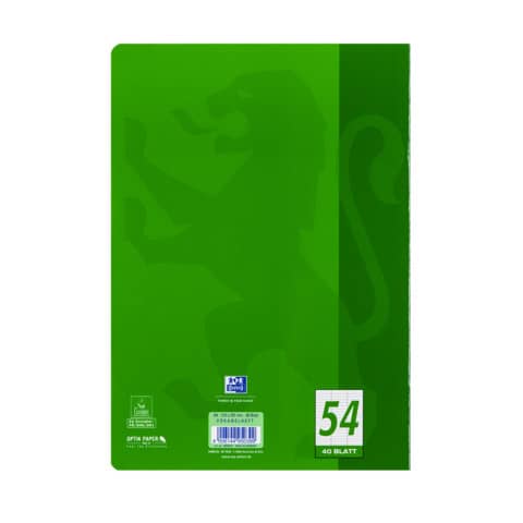 Oxford Vokabelheft, A4, 40 Blatt, Lin.54, liniert, dreispaltig