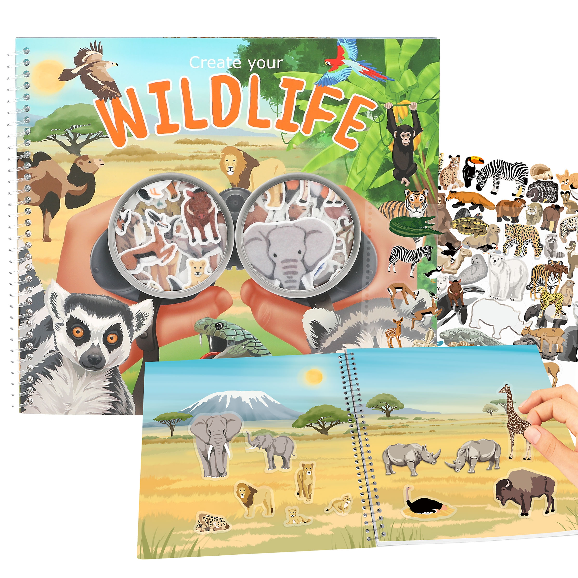 Create your Wild Life - Album mit Flock Stickern