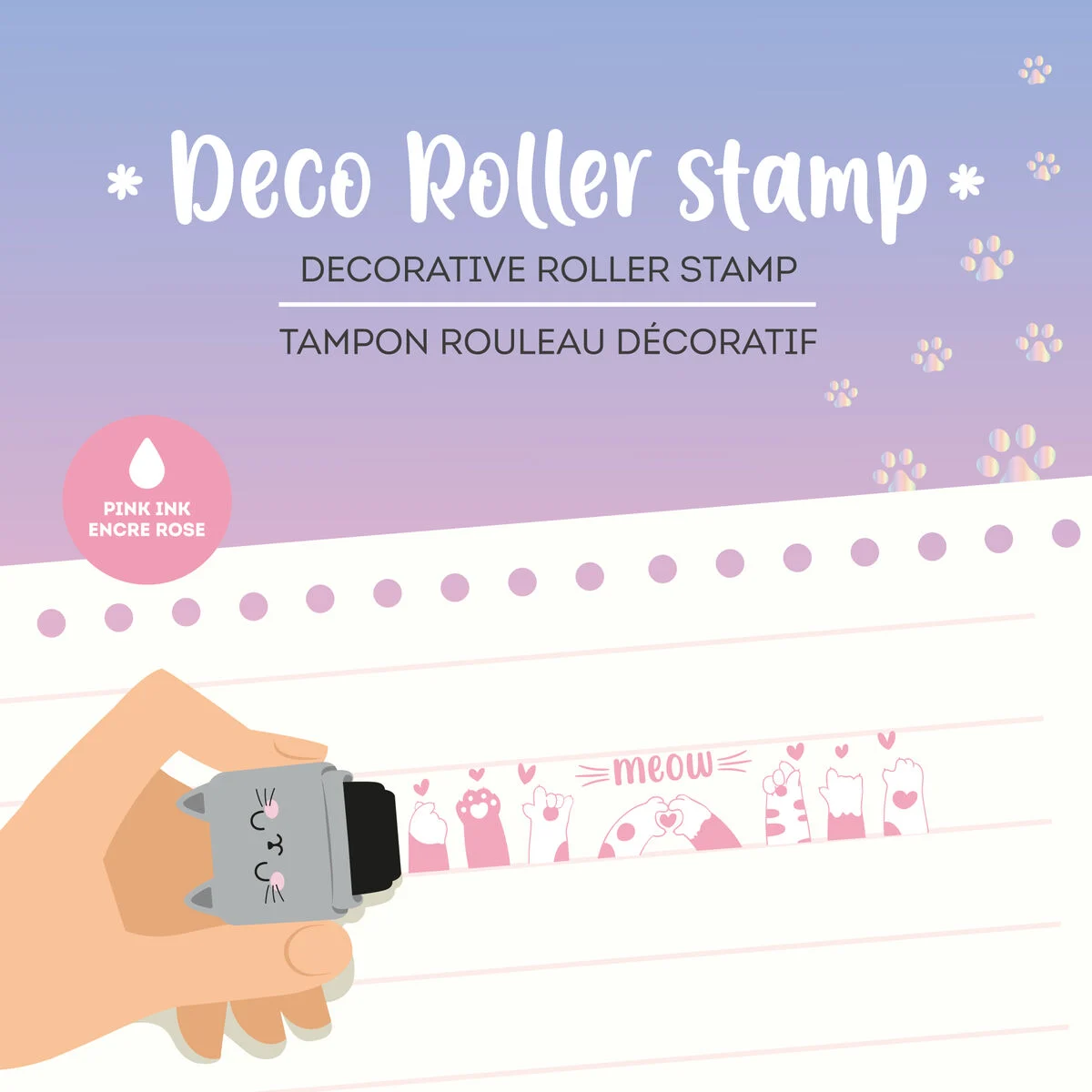 Legami - Deko Rollstempel - Kitty