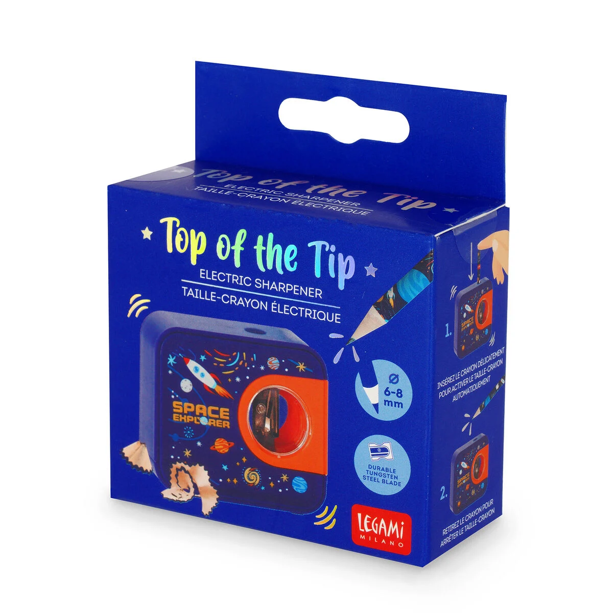 Legami Elektrischer Anspitzer - Top of the Tip - Space