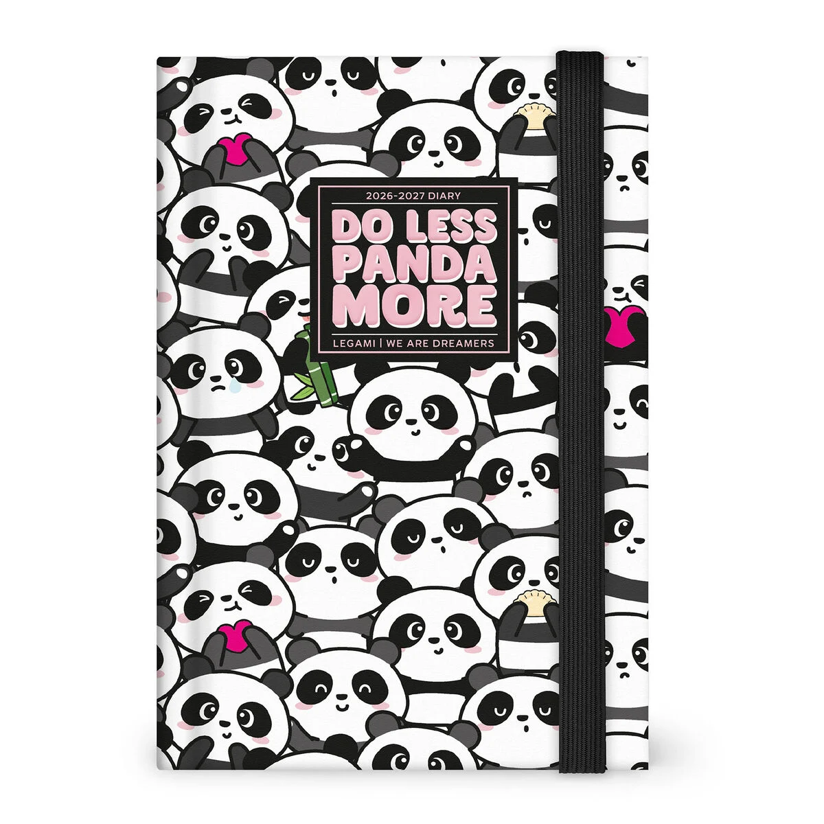 LEGAMI 16-Monats Tagesplaner 2027 - Panda - Medium