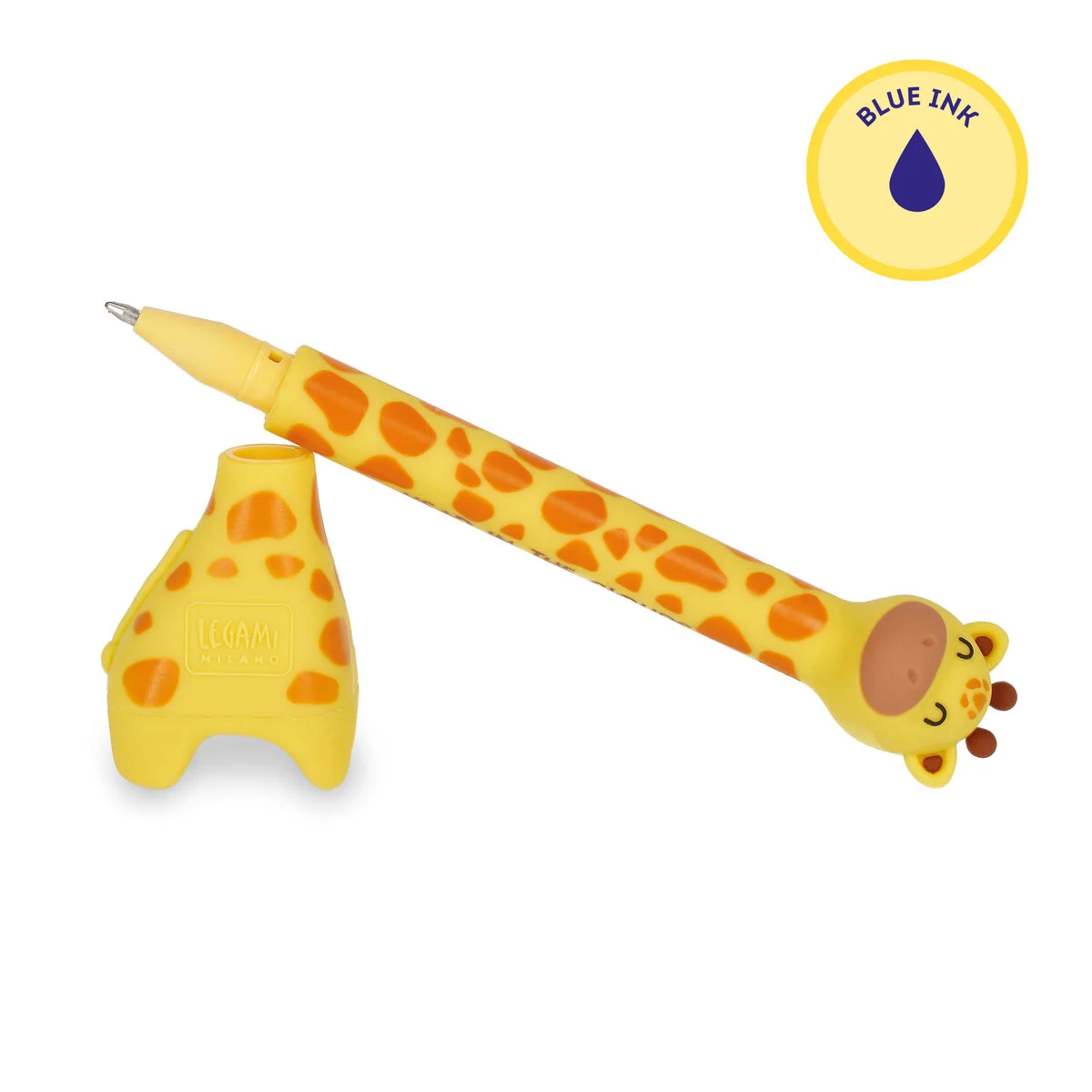 Legami Kugelschreiber - Giraffe - mit Standfuß (Stand-Ink Ovation)