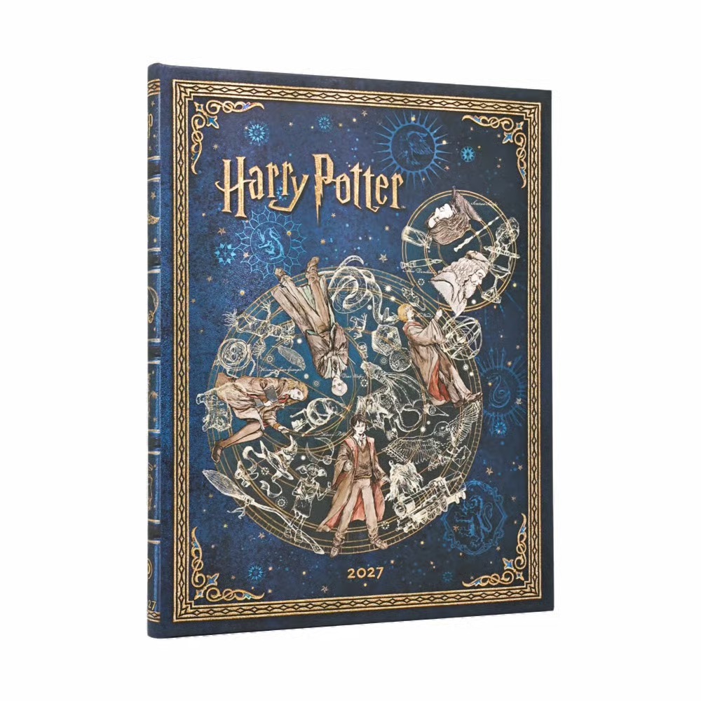 Paperblanks 2027 Kalender Legenden von Hogwarts Hardcover Ultra Horizontal 12-Monatskalender