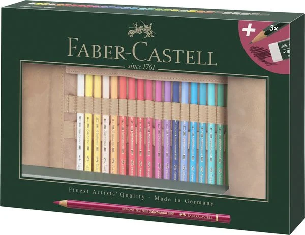 Faber-Castell Polychromos Künstlerfarbstifte, 30er Stifterolle