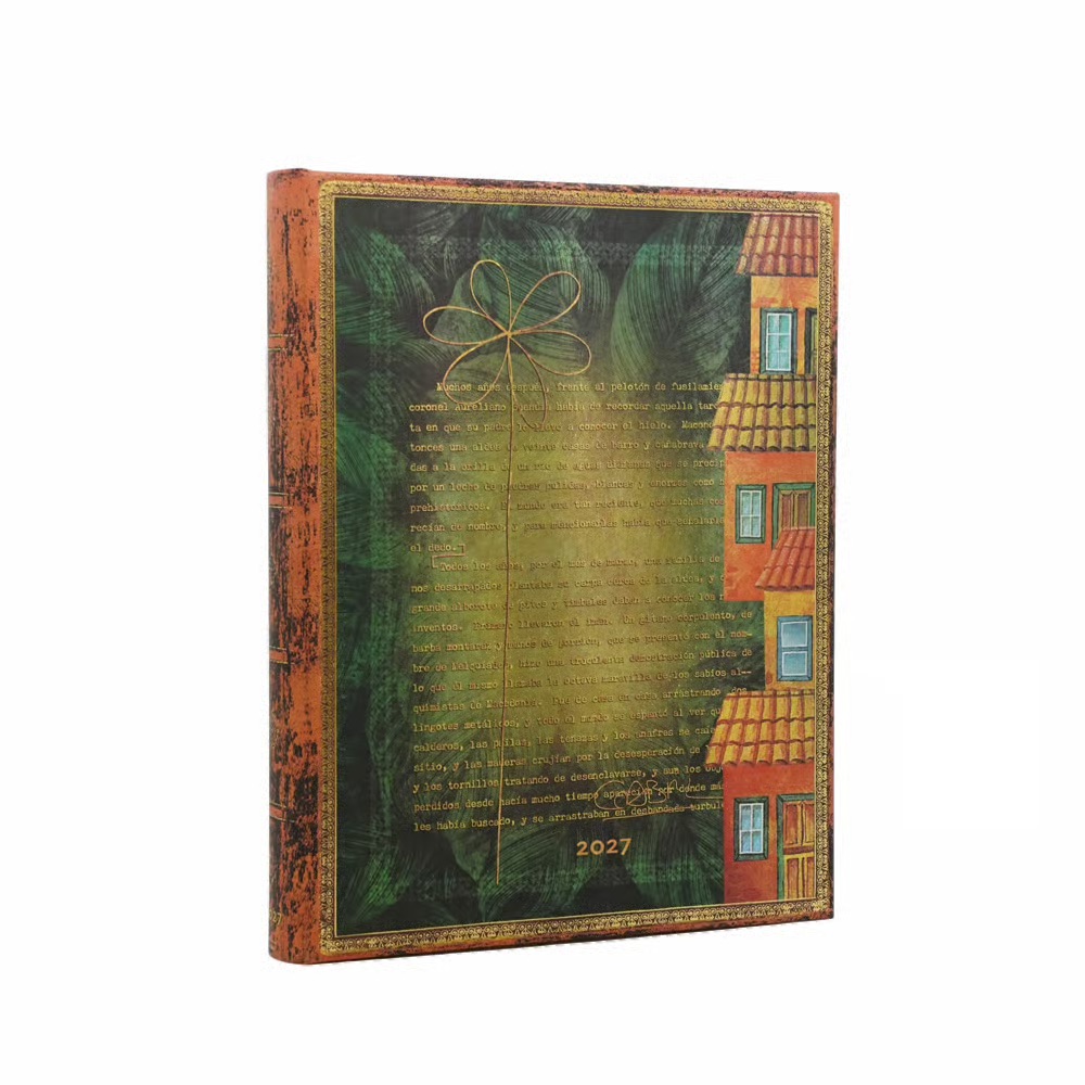 Paperblanks 2027 Garcia Marquez, Hundert Jahre Einsamkeit Hardcover Ultra Tagesüberblick 12-Monatskalender
