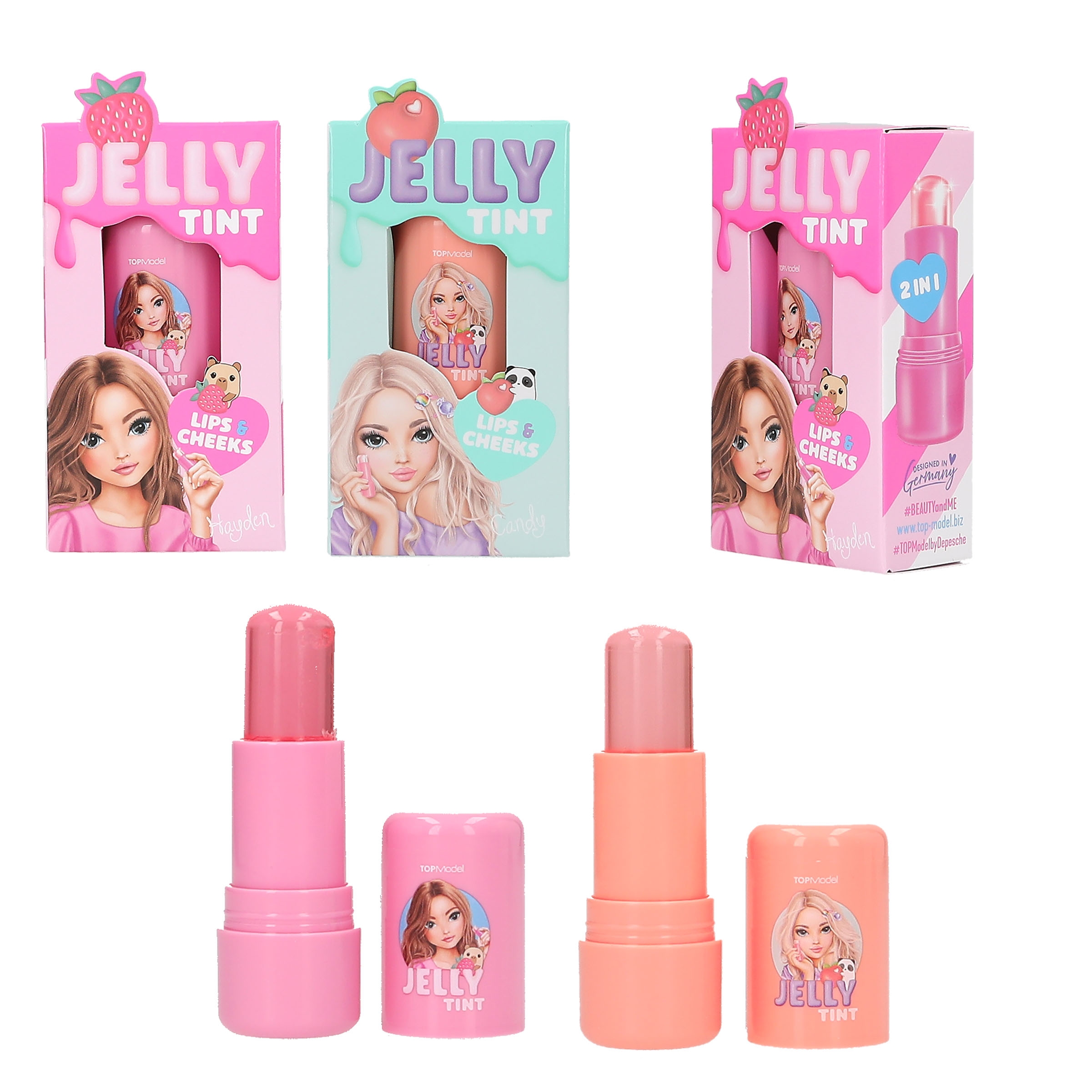 TOPModel Jelly Stick Cheeks and Lips CANDY GLAM, sortierte Lieferung