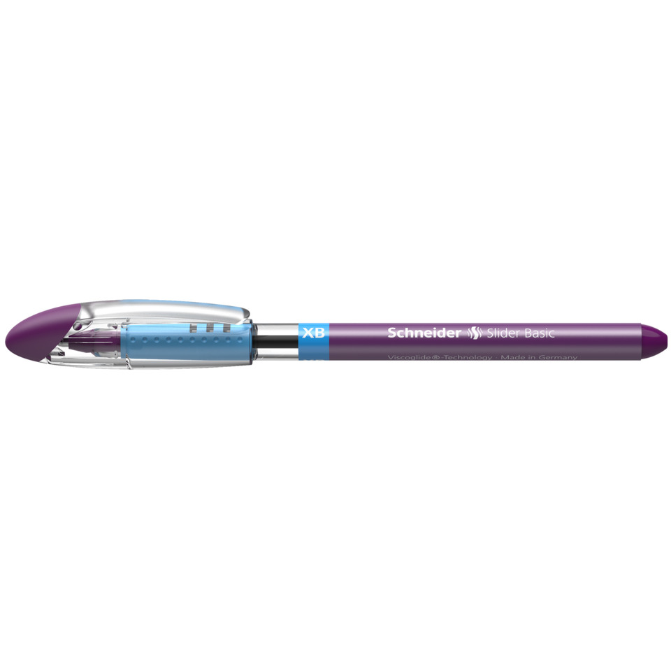 Schneider Slider Basic Kugelschreiber mit Kappe, XB, violett