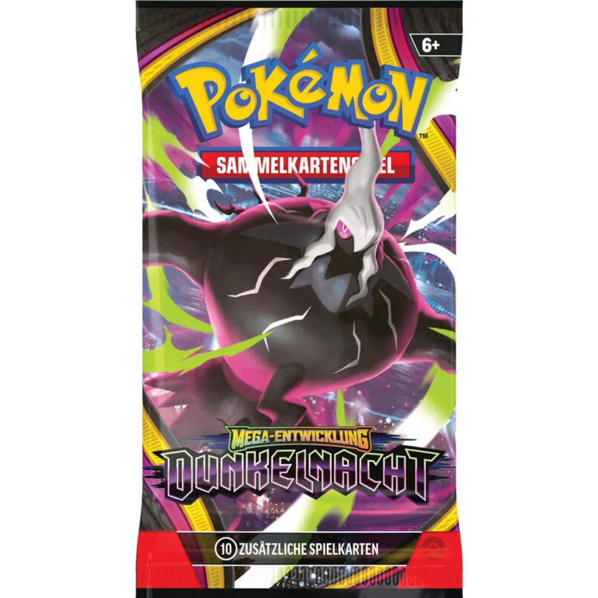 Pokemon Mega-Entwicklung: Dunkelnacht Boosterpack Deutsch - sortierte Lieferung