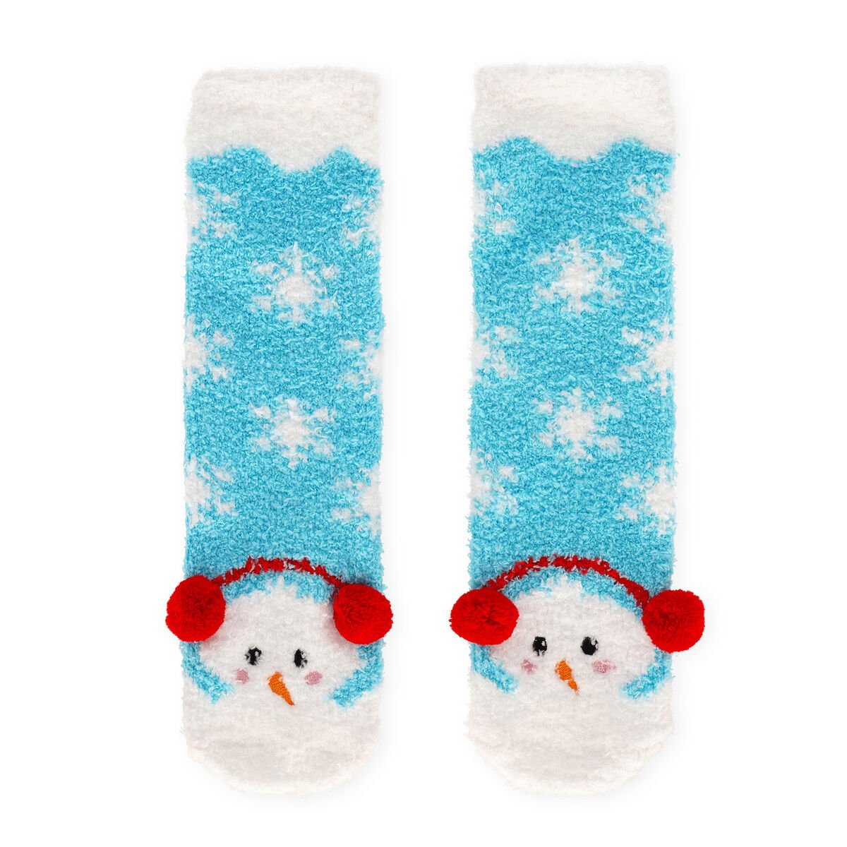 Legami Rutschfeste Socken für Erwachsene - Schneemann