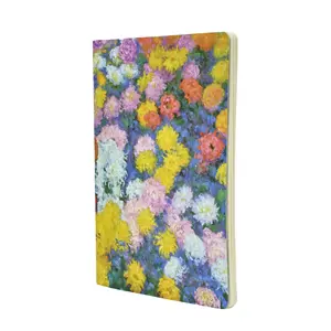 Paperblanks Notizheft A4 - Monets Chrysanthemen - Liniert