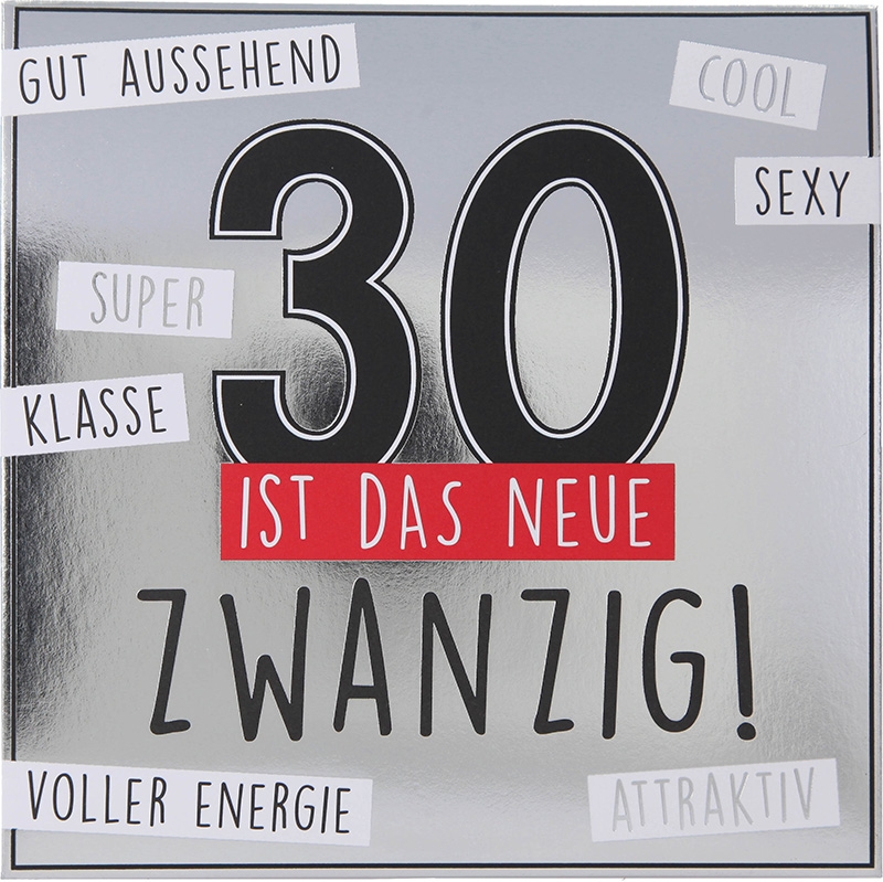 Musik Pop-Up Karte 004 - 30 ist das neue Zwanzig! Musik Pop-Up Karte 004 - 30 ist das neue Zwanzig!