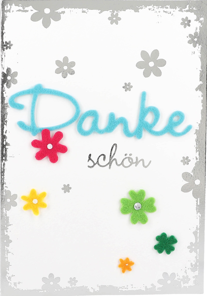 Elegance Klappkarten 052 - Dankeschön